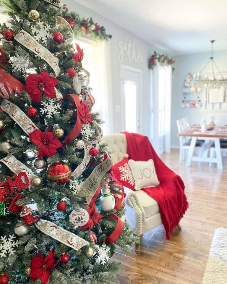 Red Gold Tree