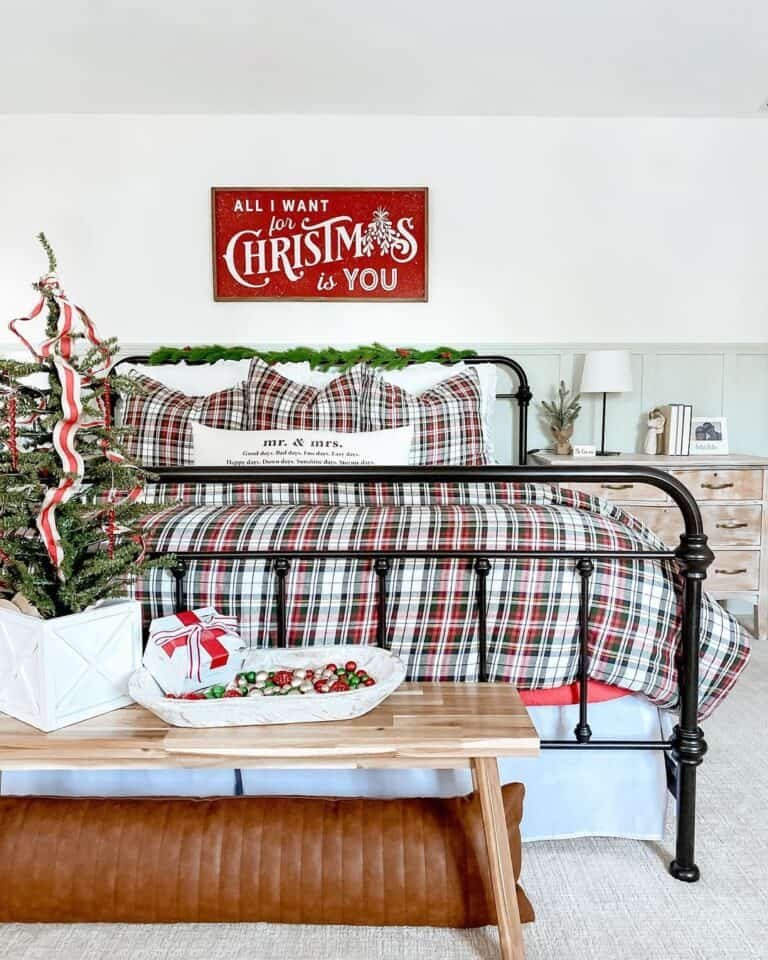 Red Plaid Comforter