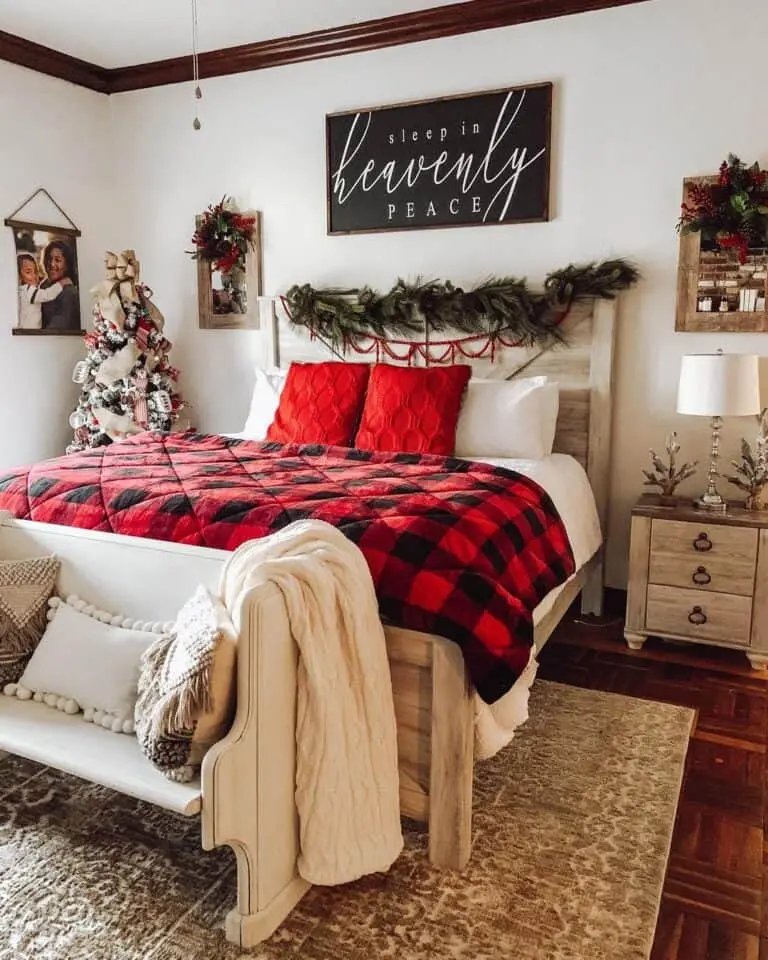 Red Plaid Quilt