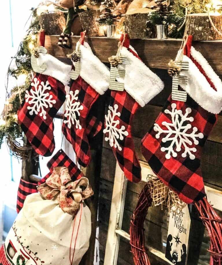 Red Plaid Stockings