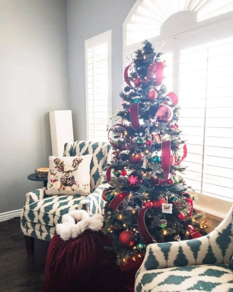 Red Ribbon Ornaments