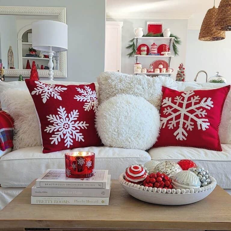 Red Star Pillows