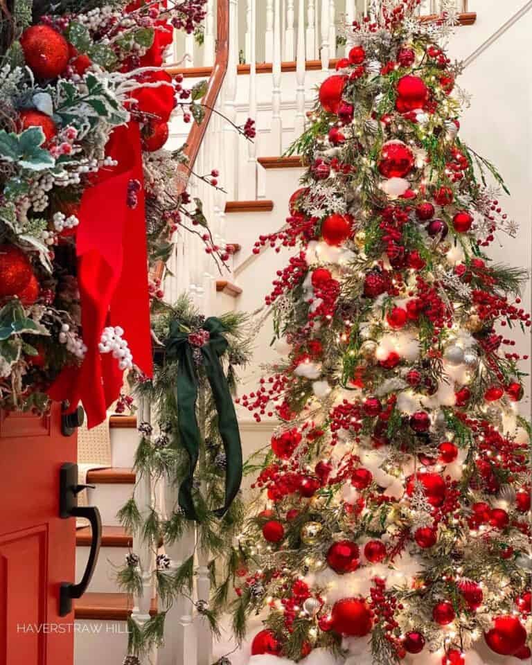 Red Tree Entryway