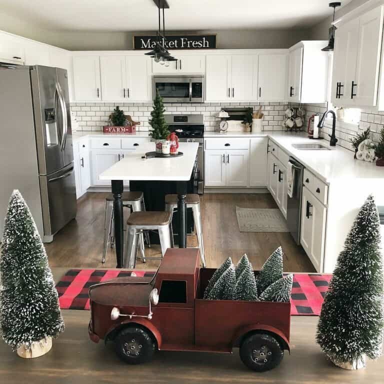 Red Truck Centerpiece