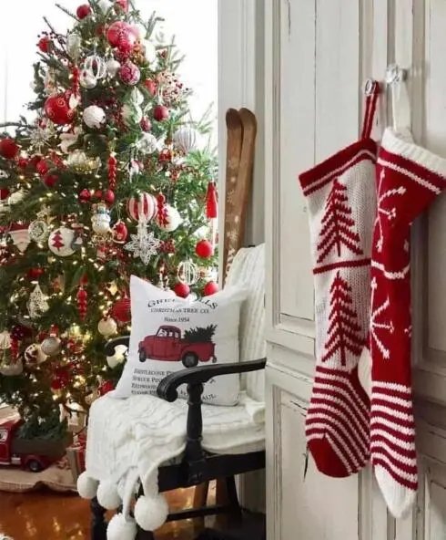 Red White Stockings