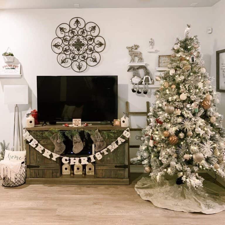 Rose Gold Ornaments