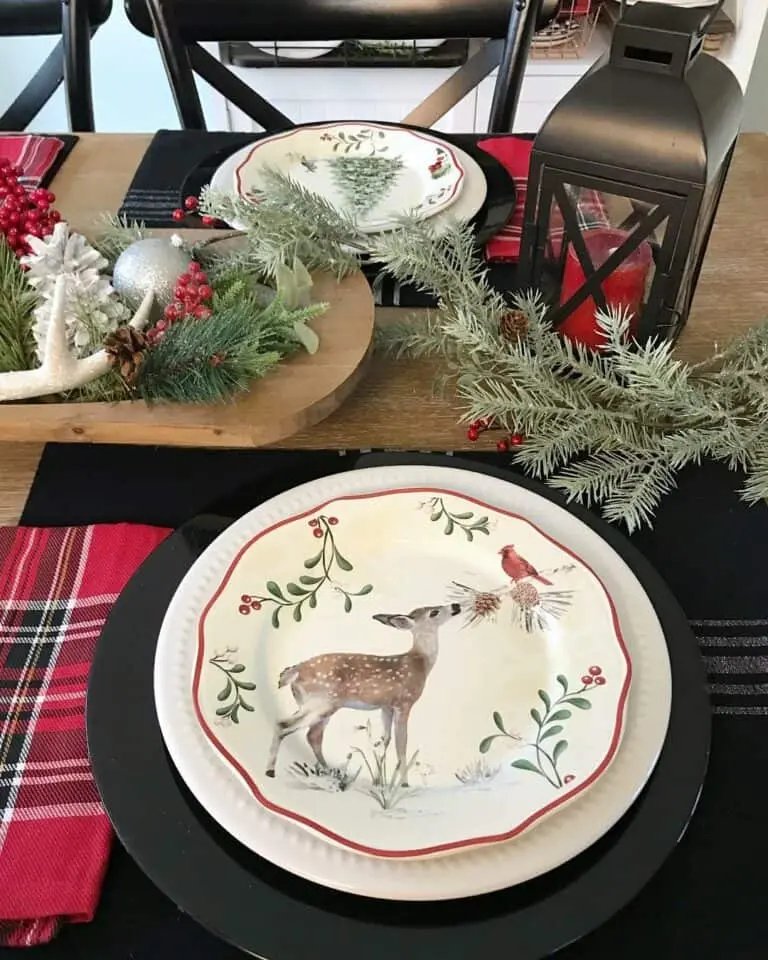 Rustic Christmas Tables
