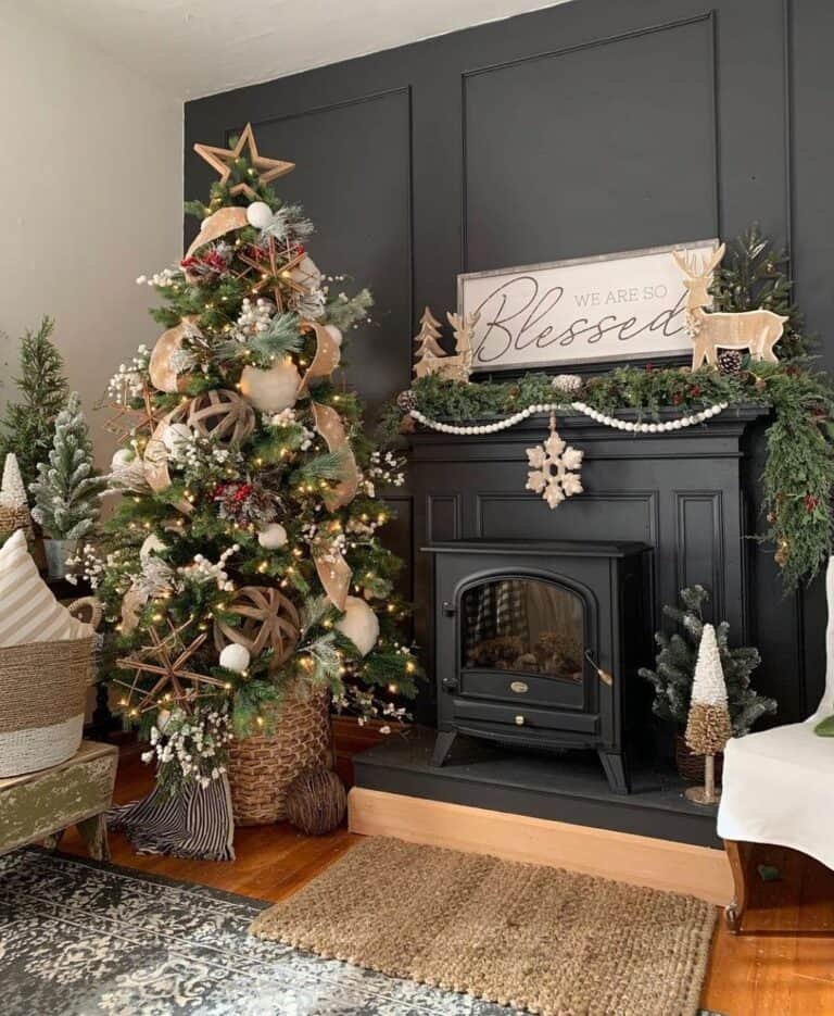 Rustic Gold Tree