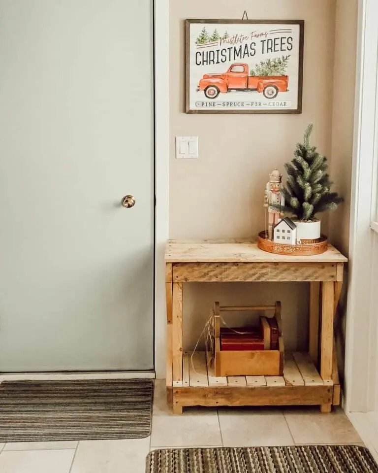 Rustic Nutcracker Display