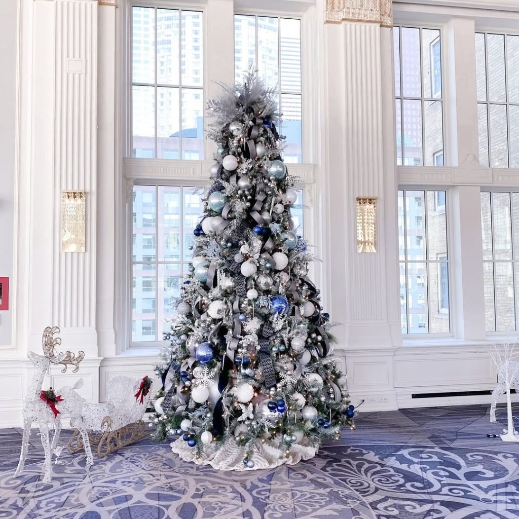 Silver Blue Foyer