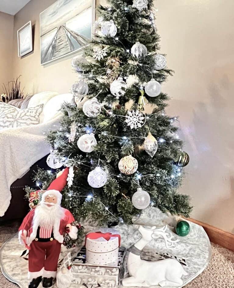 Silver Snowflake Tree