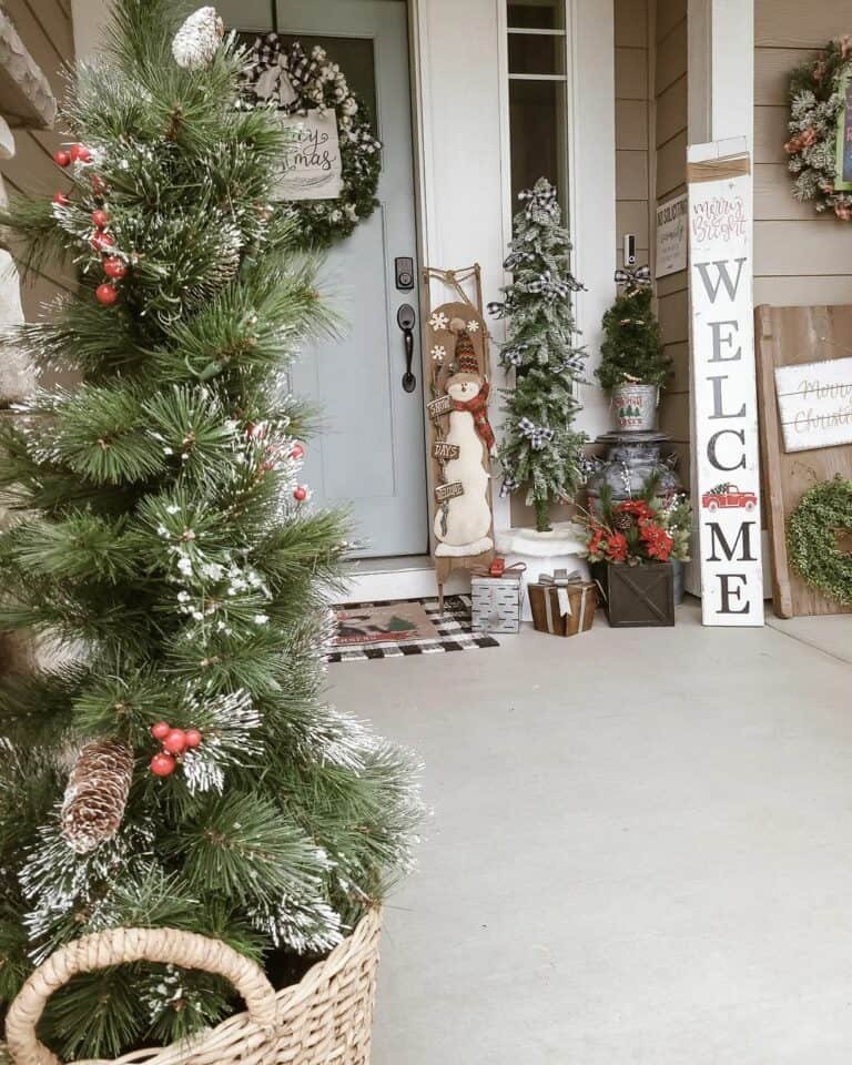 Sled and Gift Display
