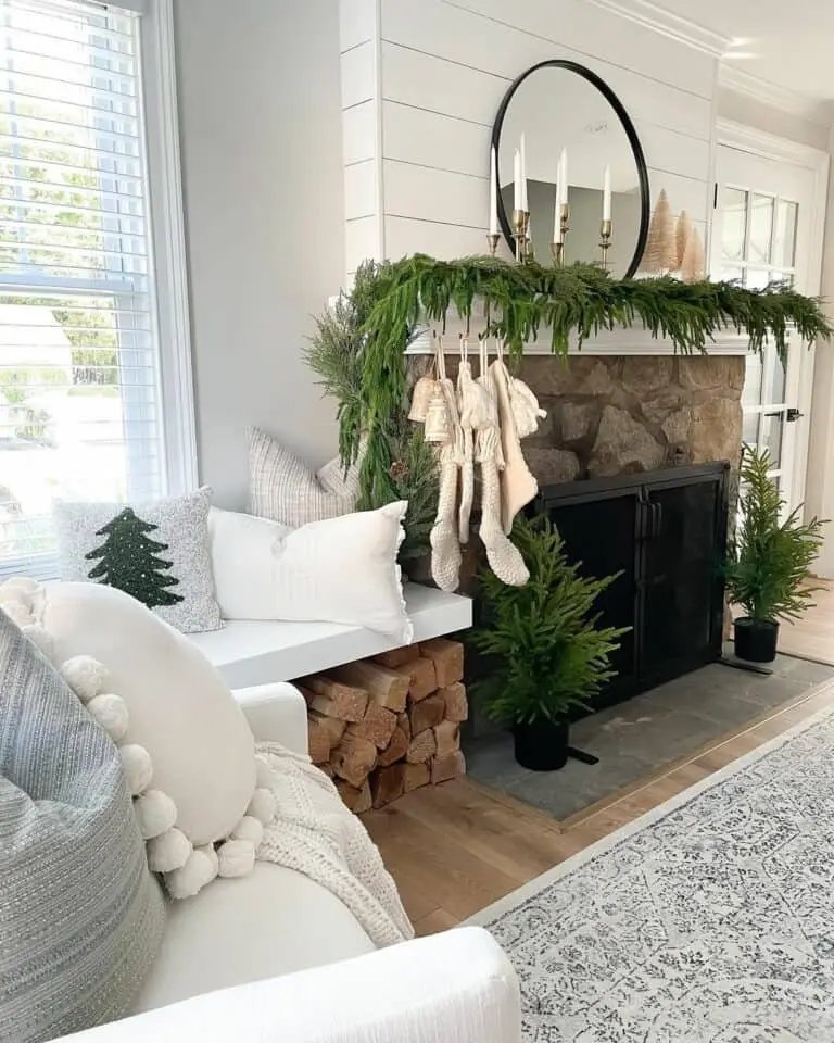 Stone Mantle Garland