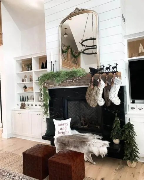 Textured Mantel Elements