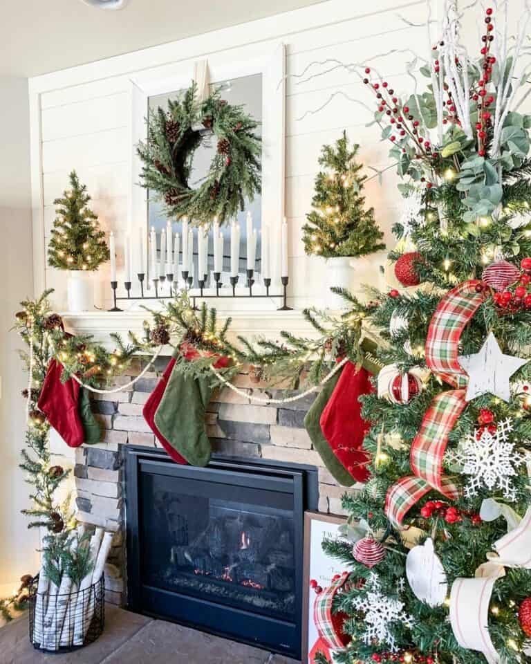 Textured Mantle Display