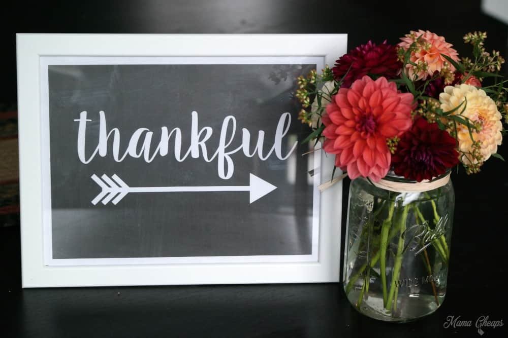 Thankful Sign Template