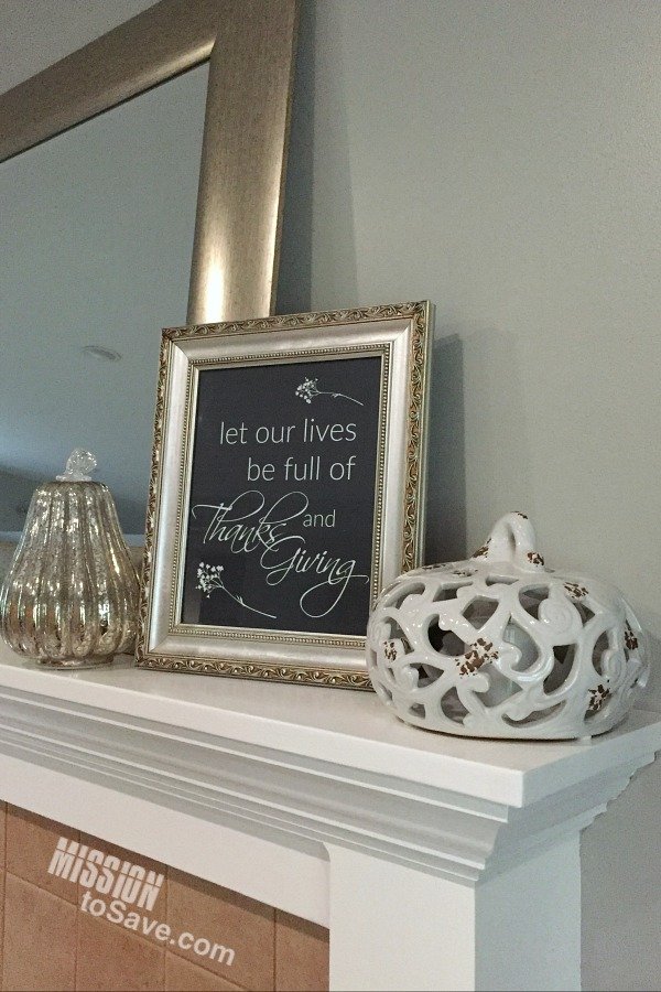 Thanksgiving Message Frame