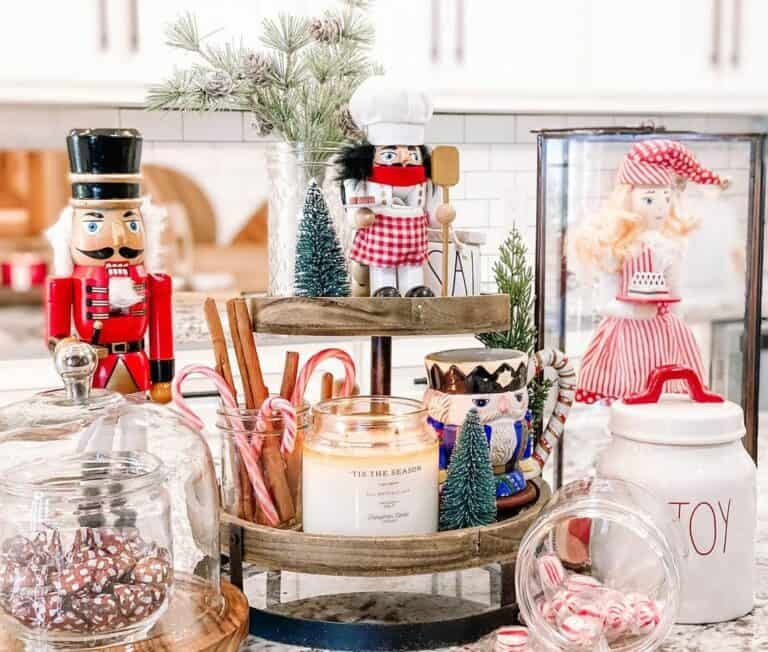 Tiered Nutcracker Centerpiece