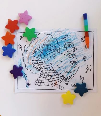 Turkey Coloring Sheets