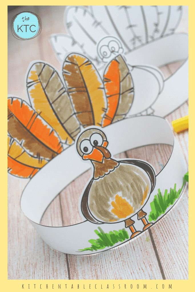Turkey Headband Template