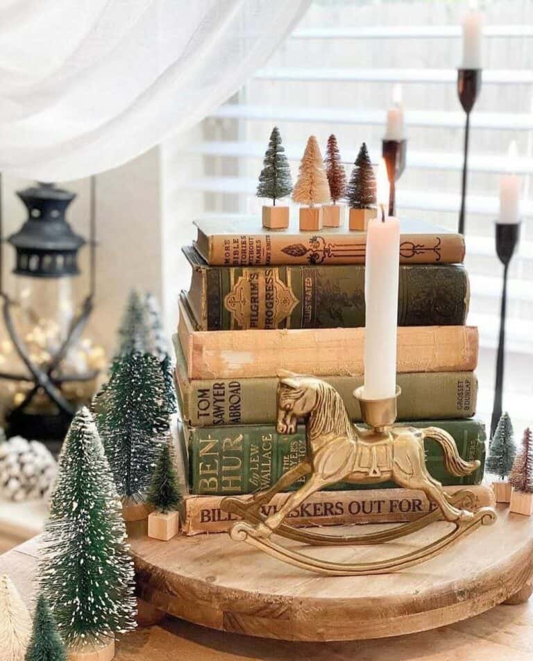 Vintage Book Centerpiece