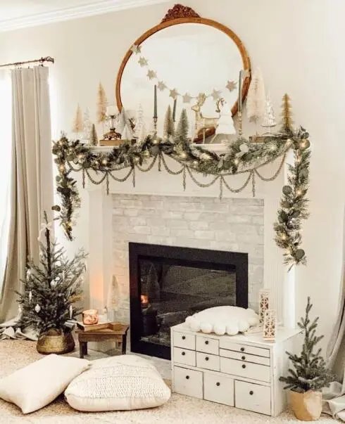 Vintage Cottage Fireplace