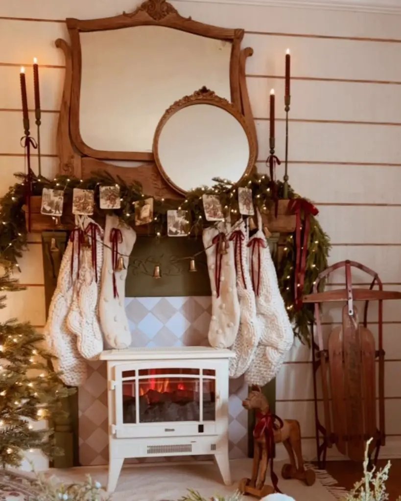 Vintage Fireplace Mantel