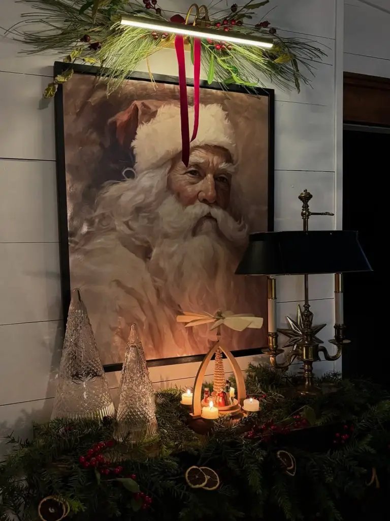 Vintage Santa Art
