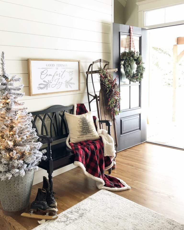 Vintage Sled Display