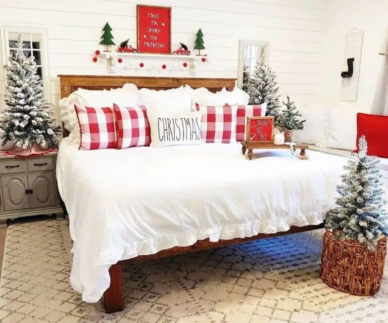 White Christmas Bedroom