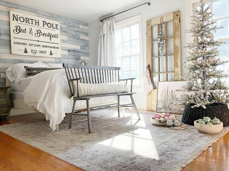 White Christmas Bedroom