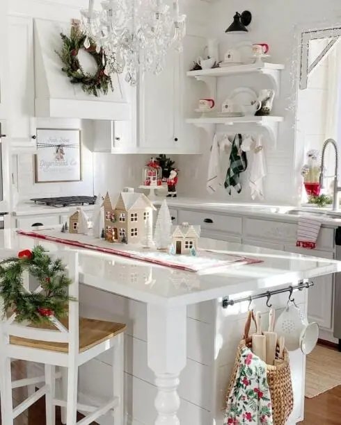 White Christmas Farmhouse