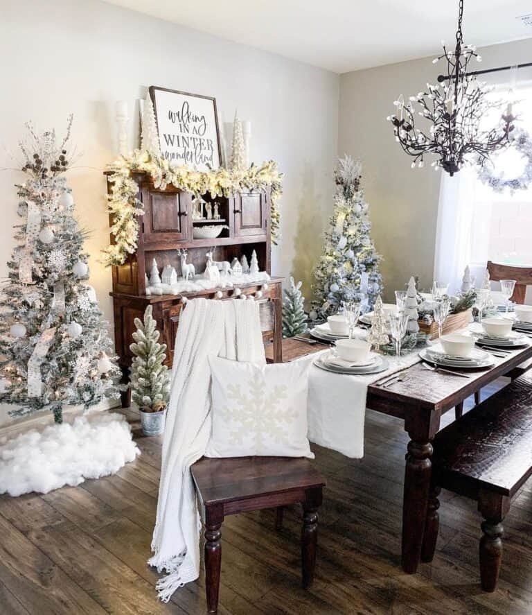 White Christmas Tables