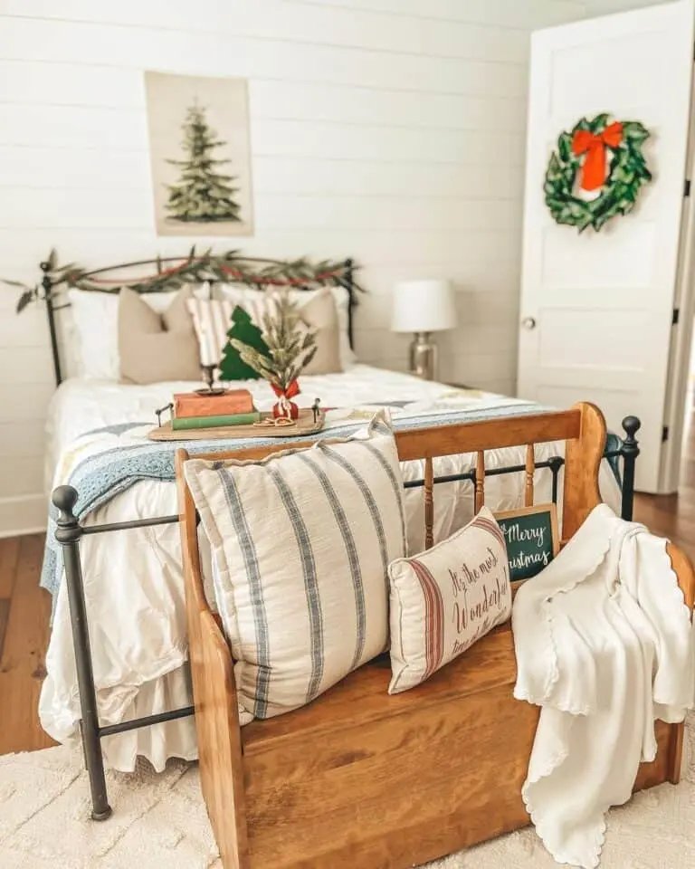 White Christmas Throw