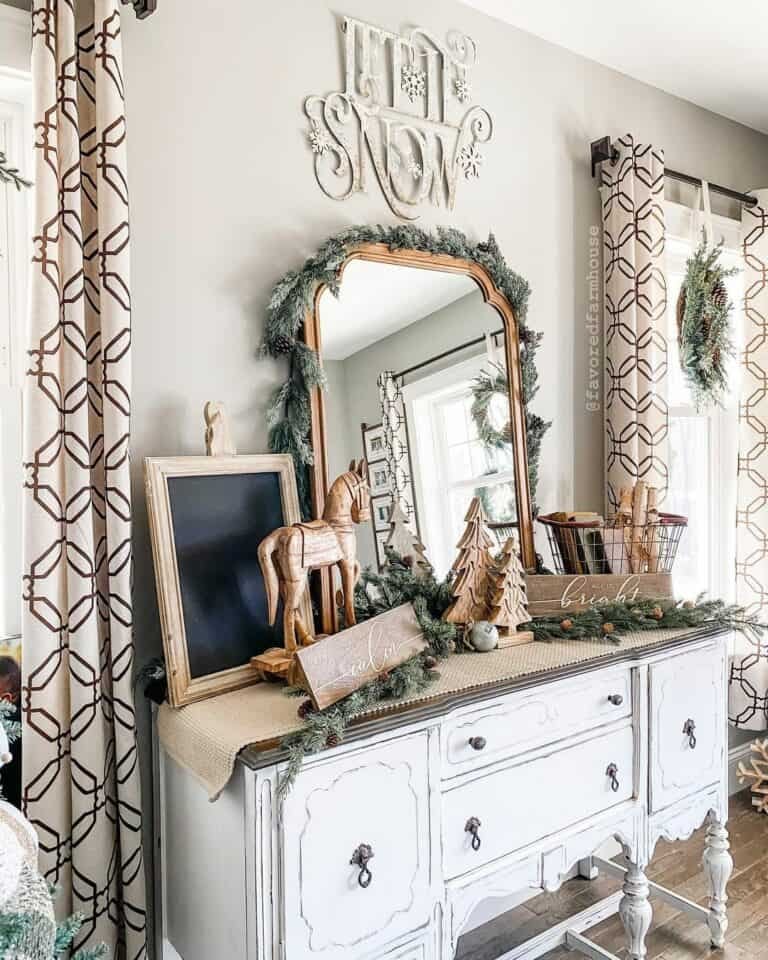 White Farmhouse Dresser