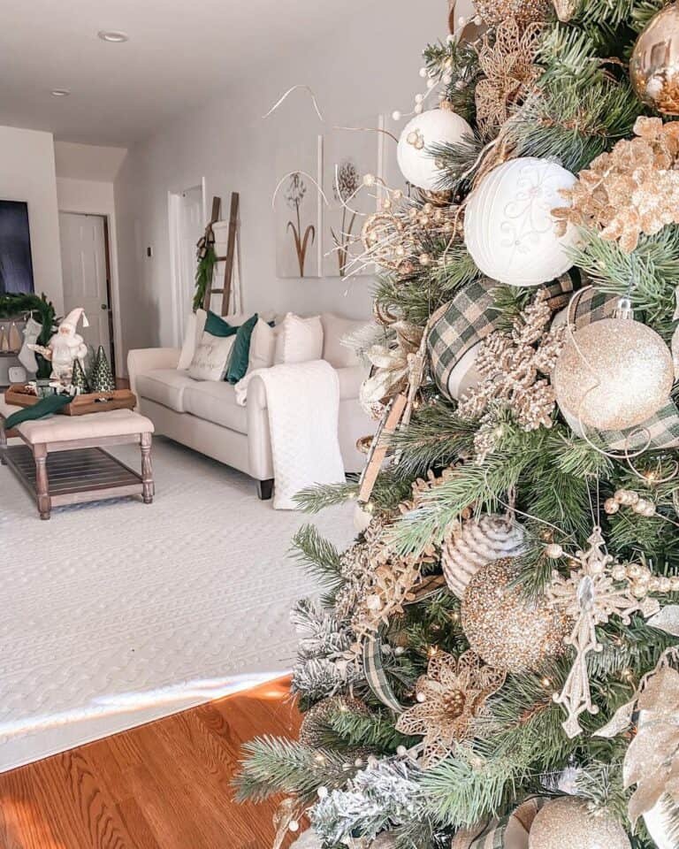 White Gold Pine Tree