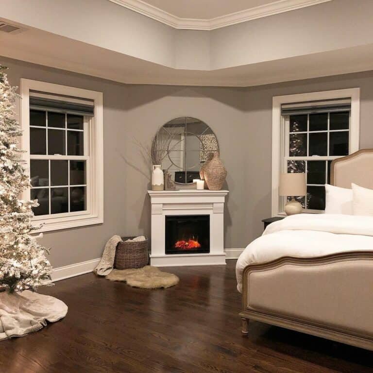White Mantel Decor