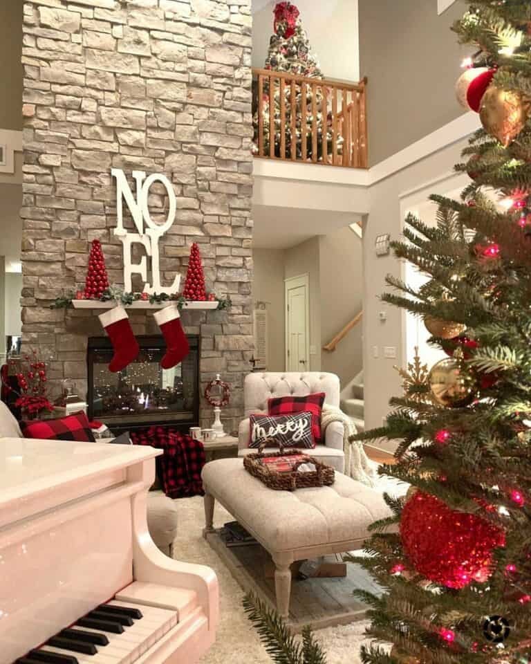 White NOEL Letters