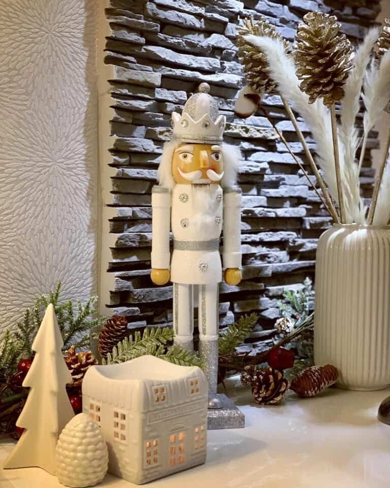 White Nutcracker Display