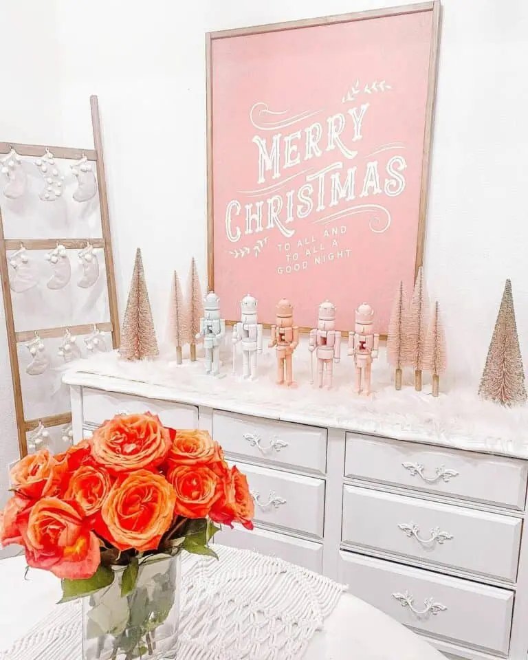 White Pink Nutcrackers