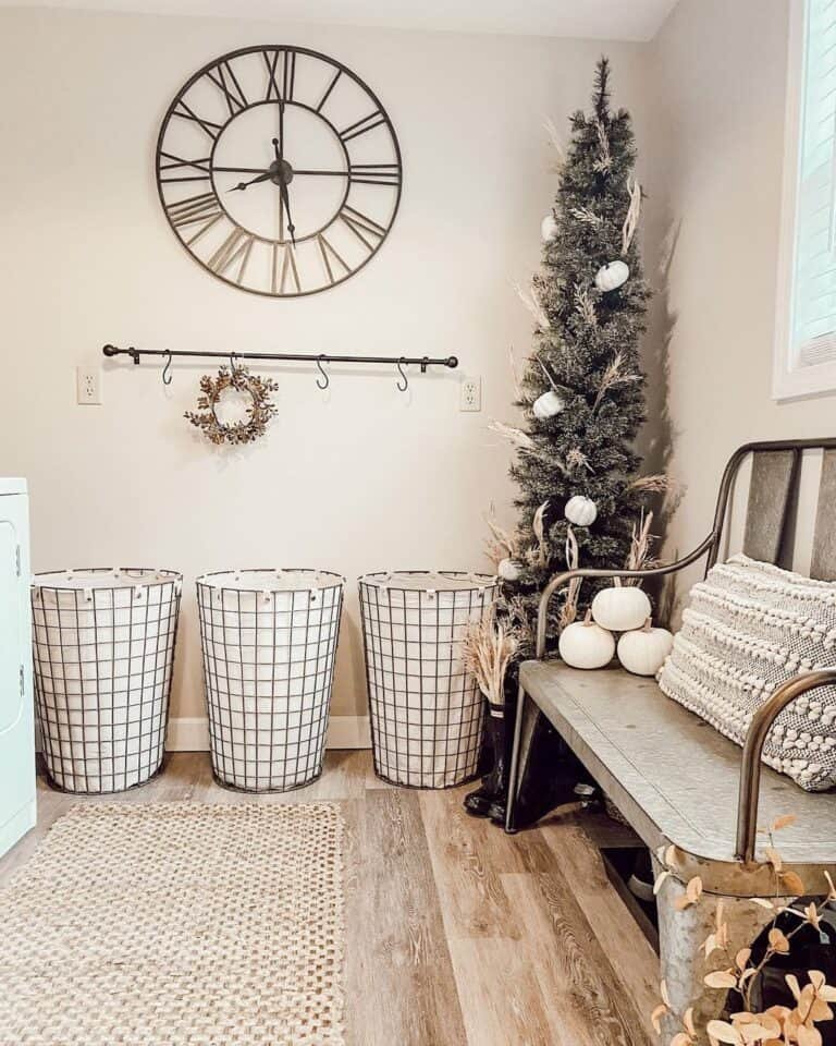 White Pumpkin Ornaments