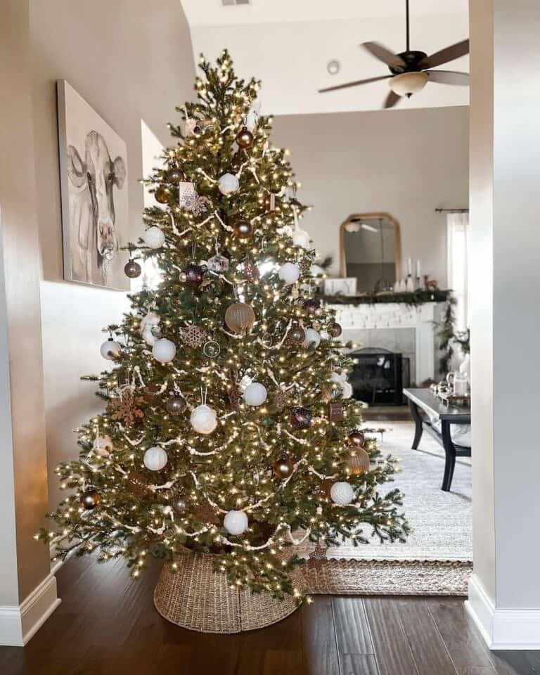 White Snowflake Ornaments