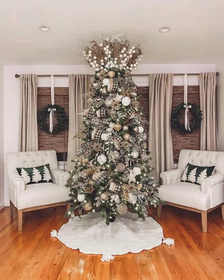 White Tassel Topper