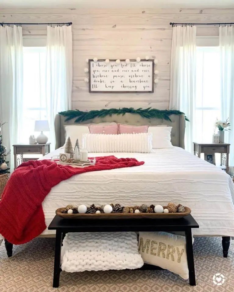 White Textured Bedding