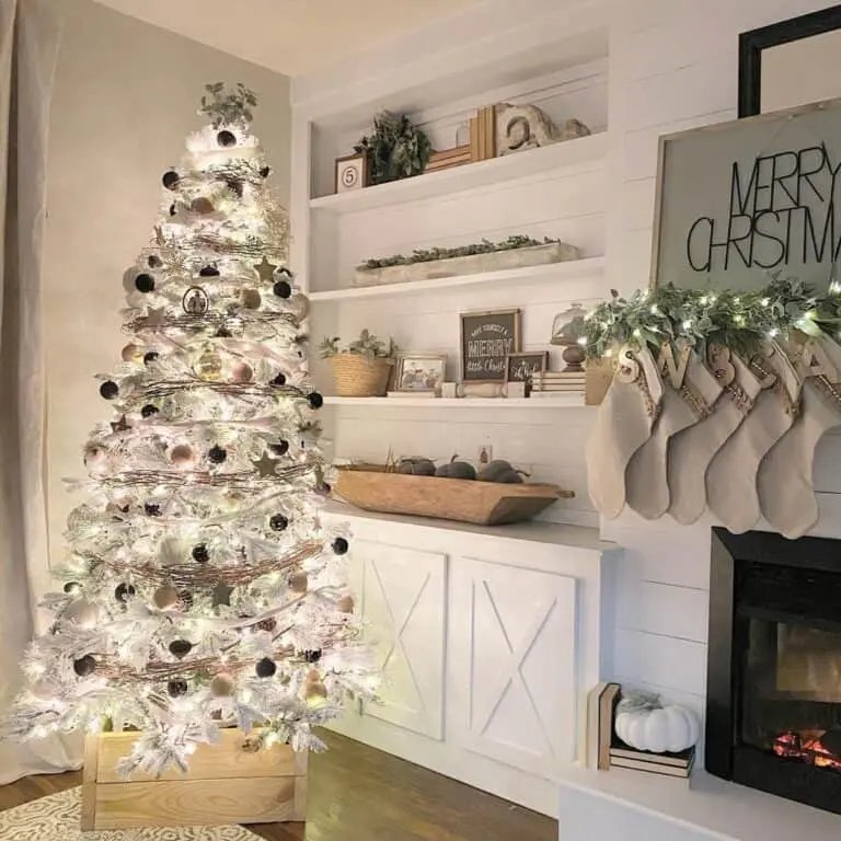 White Tree Silver Accents