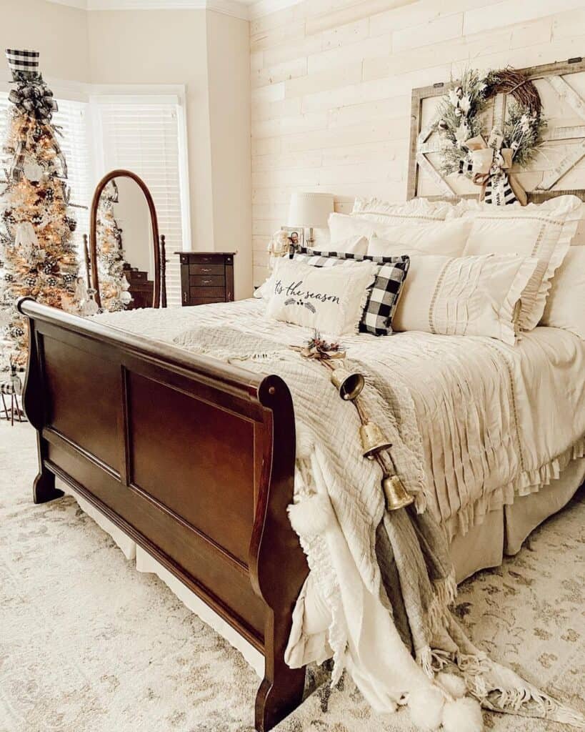 White Winter Bedroom