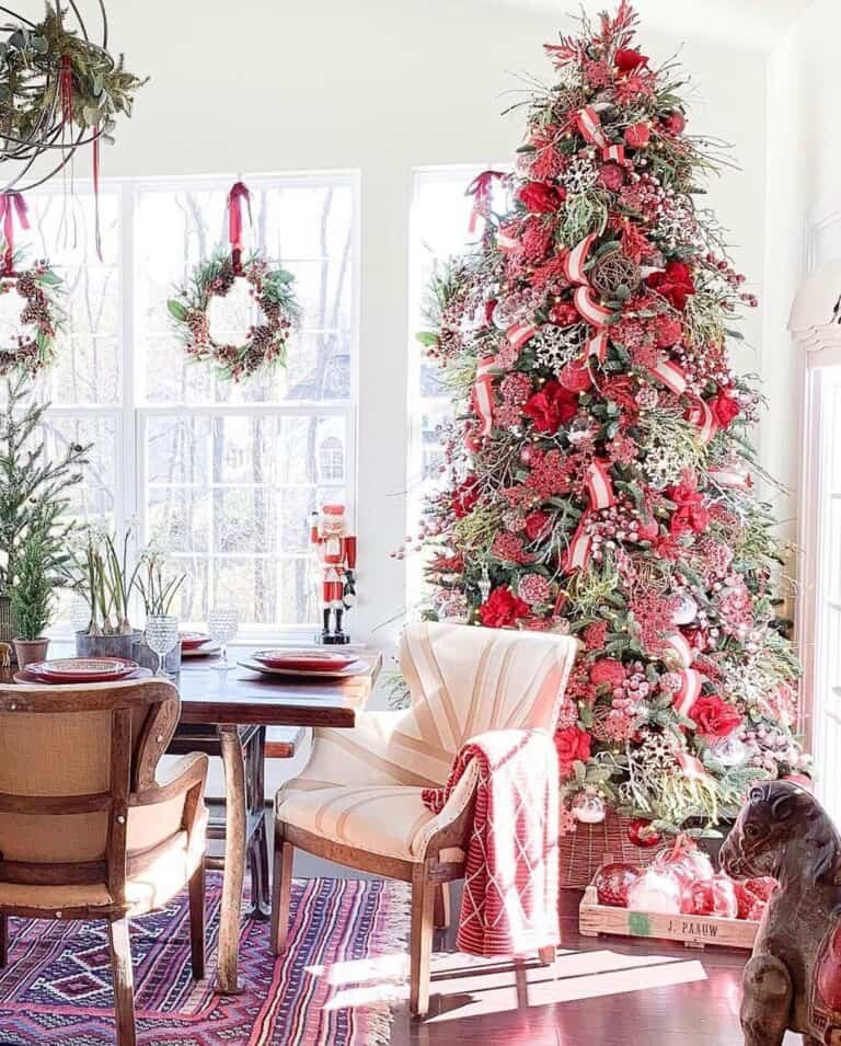 Window Wreath Display