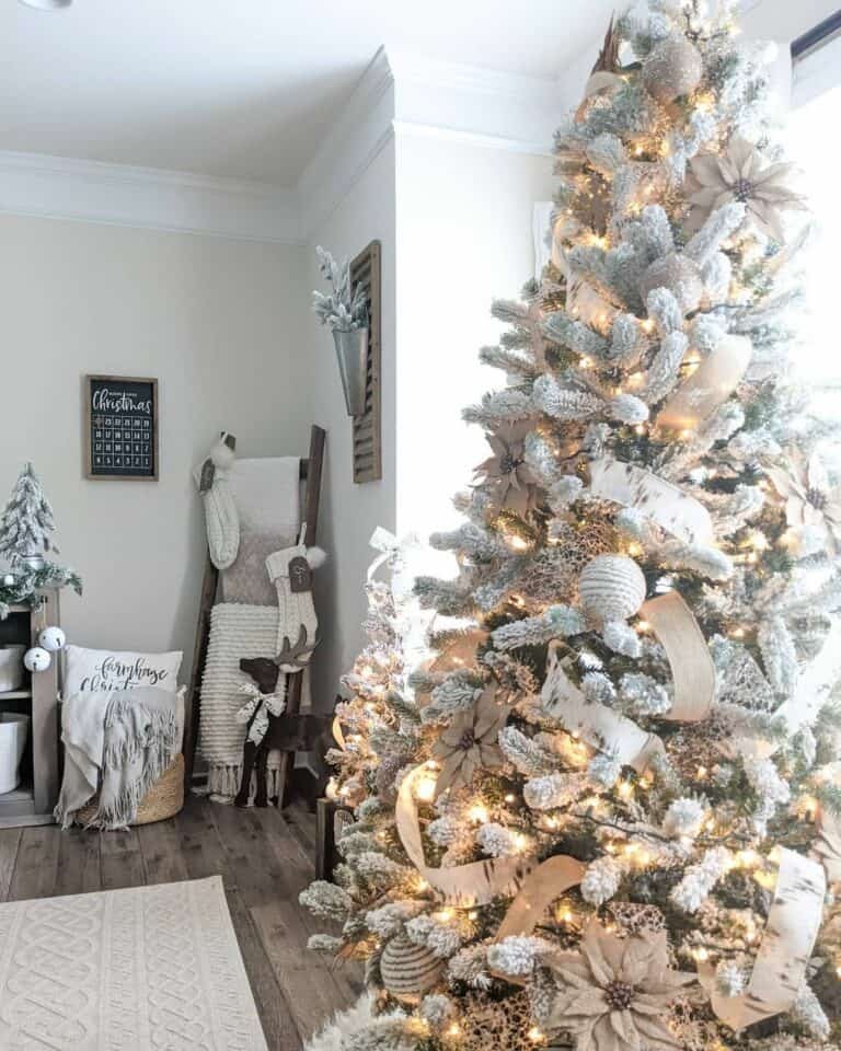 Wood Blanket Ladder