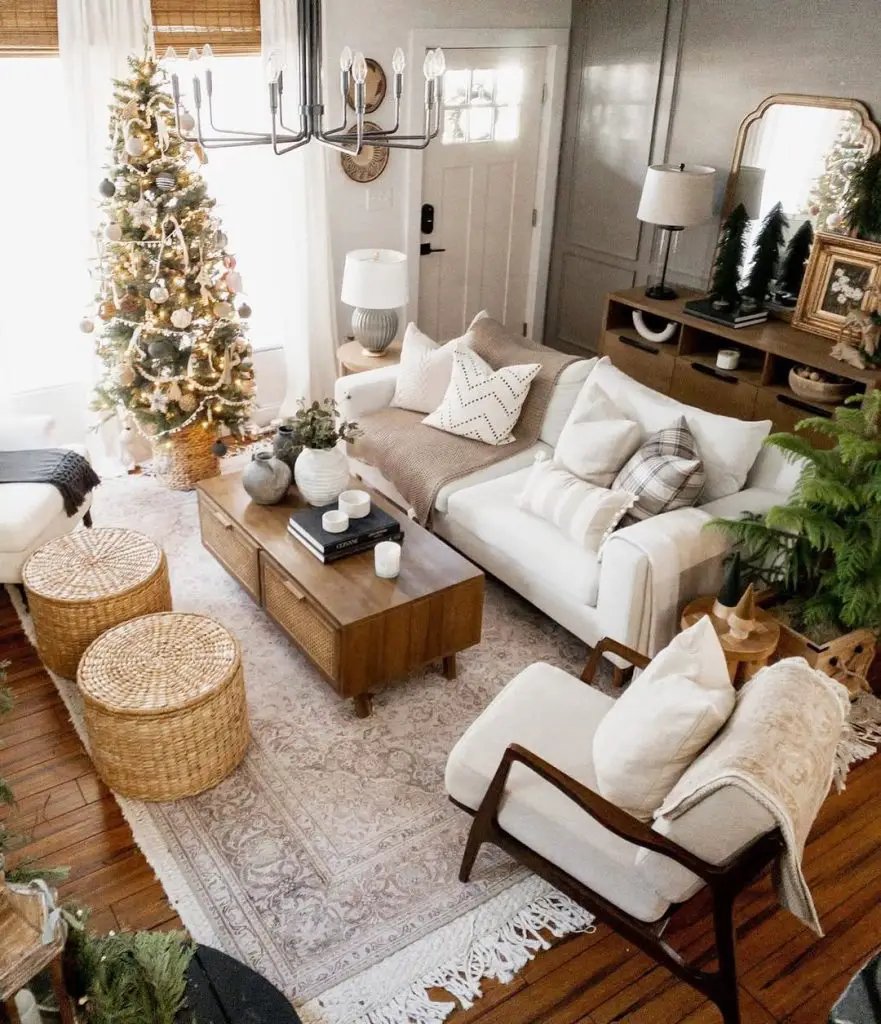 Wood Floor Christmas