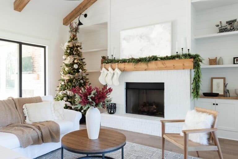 Wood Mantle Stockings